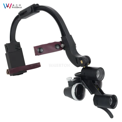Lámpara de cabeza LED Dental para lupas Binocular, luz de aumento 2.5X 3.5X, faro quirúrgico Dental, equipo de laboratorio, 5W