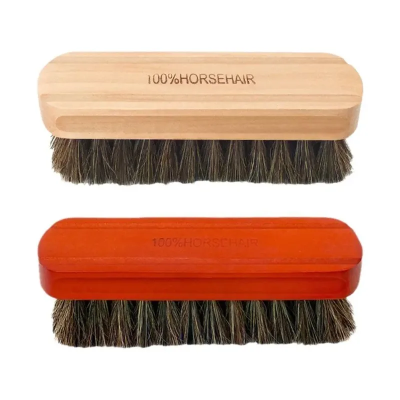 Soft Horsehair Leather Cleaning Brush Genuine Horsehair Detailing Brush Car Interior Detailing Tool For Car Cleaning And Washing