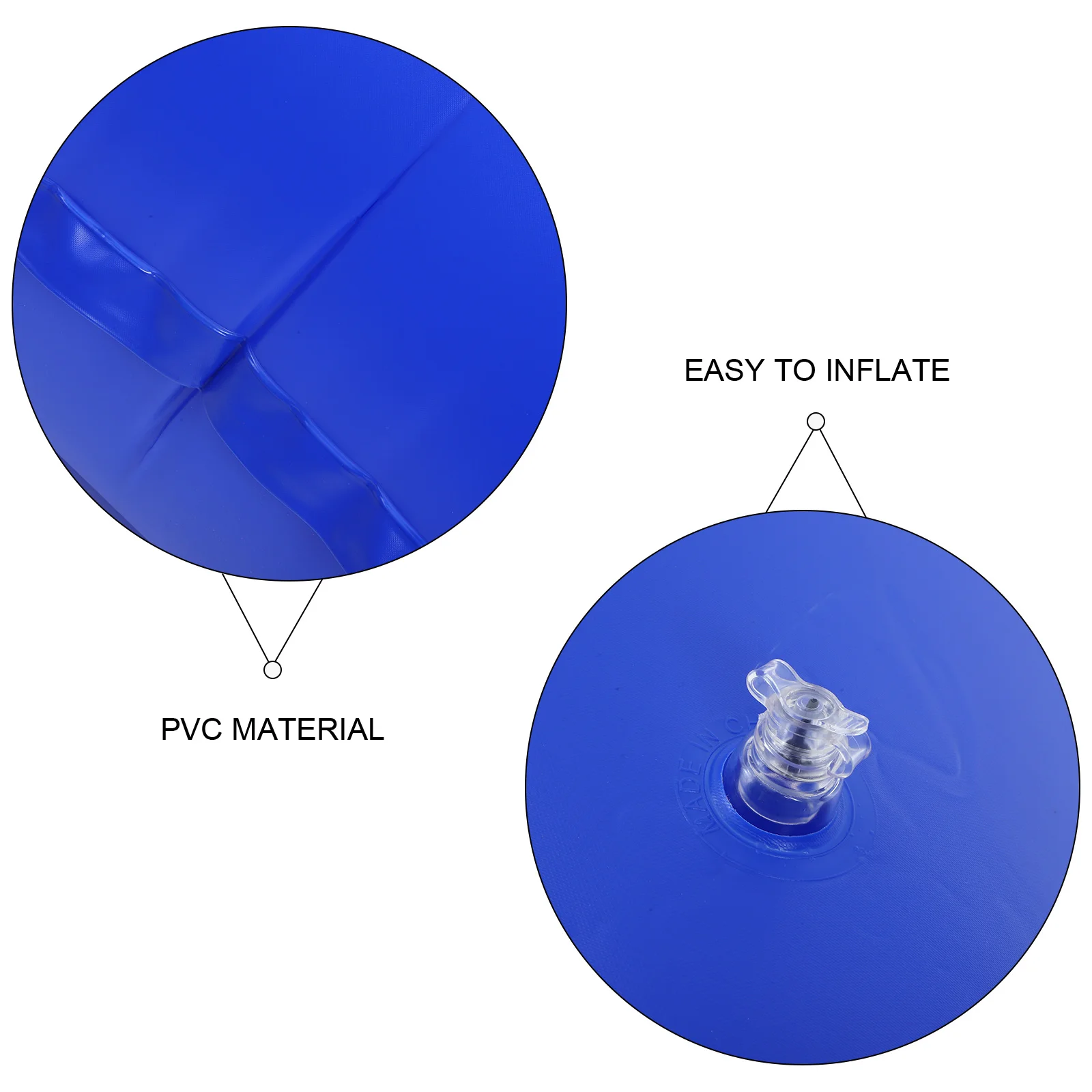 

Inflatable 120x120cm Floating Cushion Winter Above Ground Inflatable Pillow Cushion Swim Pool Blue Pool Supplies Square