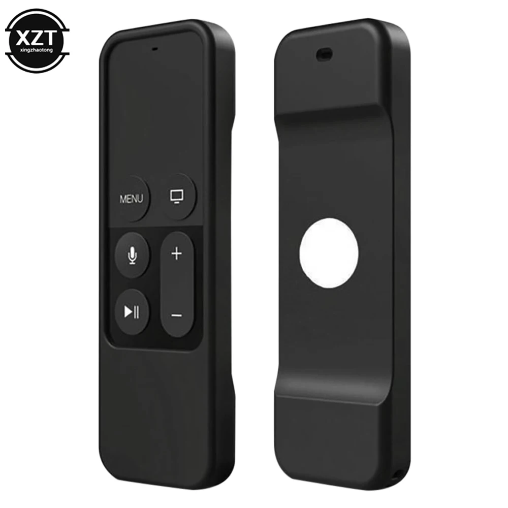 Silicone Remote Control Case For Apple TV 4K 4th Generation Siri Controller Protector Shockproof Anti-Slip Protective Cover