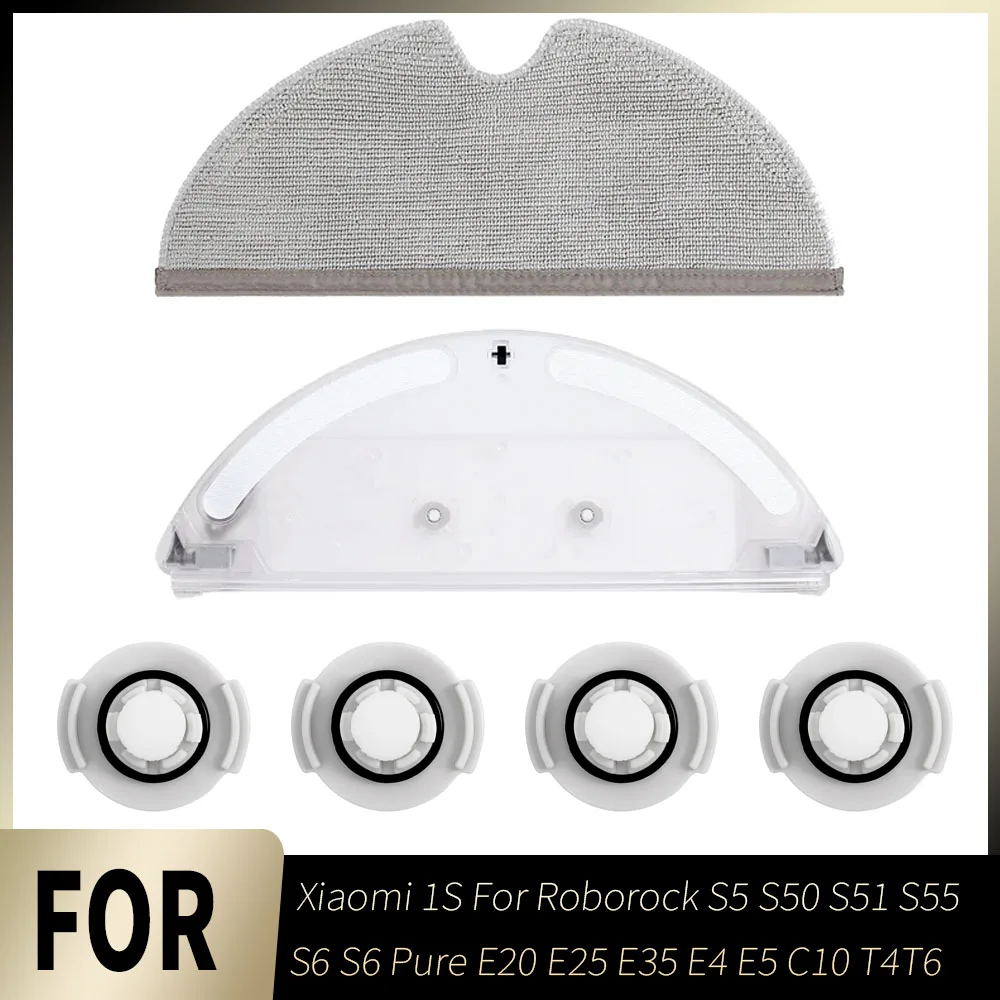 For Xiaomi 1S For Roborock S5 S50 S51 S55 S6 S6 Pure E20 E25 E35 E4 E5 C10 T4T6 Vacuum Durable Water Tank Filter Mop Cloth Part