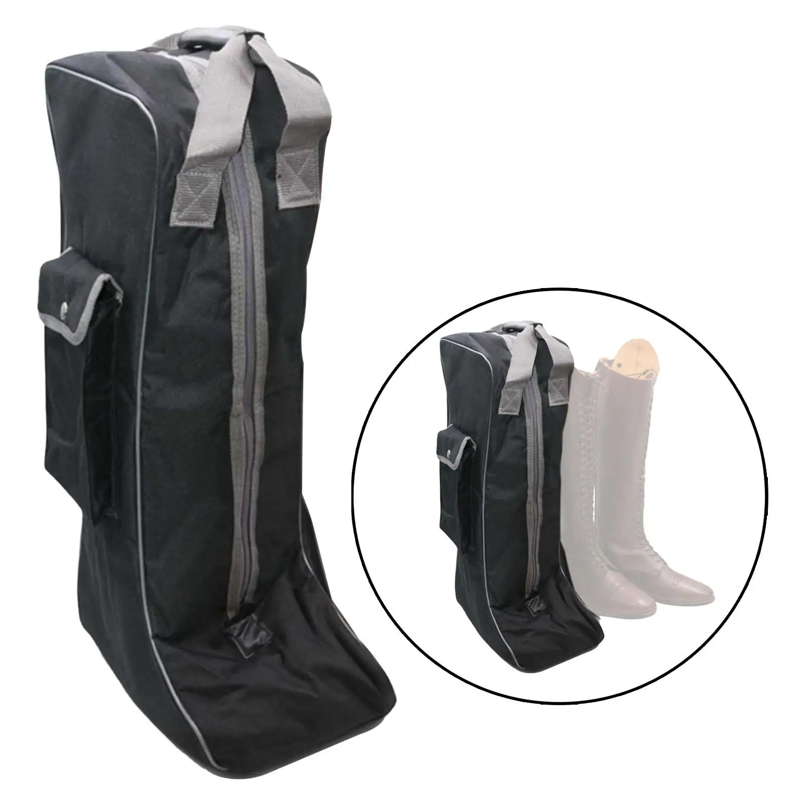 

Large Capacity Knight Boot Bags Tall Boots Storage Equestrian Organizer for Horse Accessories and Supplies