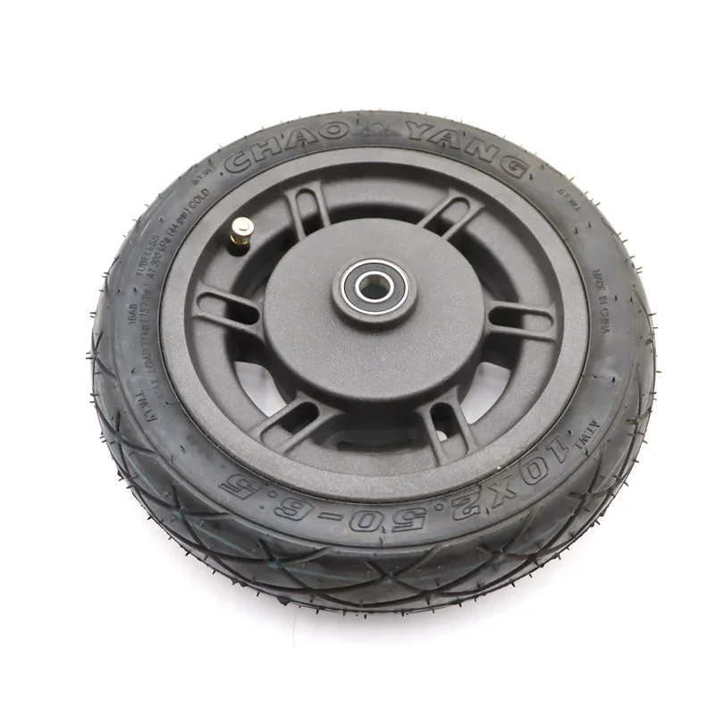 Original 10inch Front Wheel Tire for Inmotion S1 Smart Electric Scooter 10x2.50- 6.5 Inflatable Front Wheel Assembly Accessories