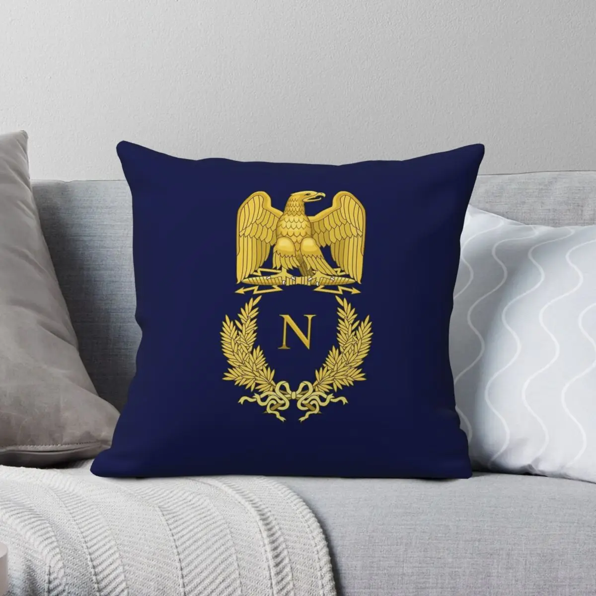 Embleme De Napoleon Bonaparte Pillowcase Polyester Linen Velvet Printed Zip Decor Pillow Case Car Cushion Cover Wholesale 18