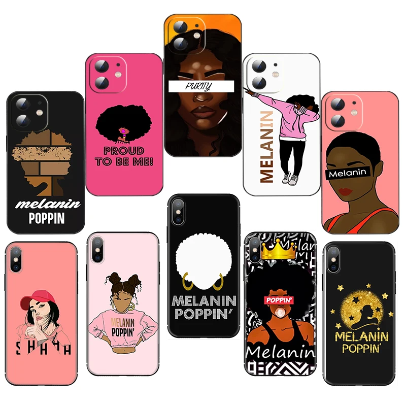 

PO5 bunz Melanin Poppin Aba Soft Silicone Case for Huawei Y5P Y6P Y8P Y7A Y9A Y6 Y7 Y9 2018 2019 Honor 7C 8X 20 cover