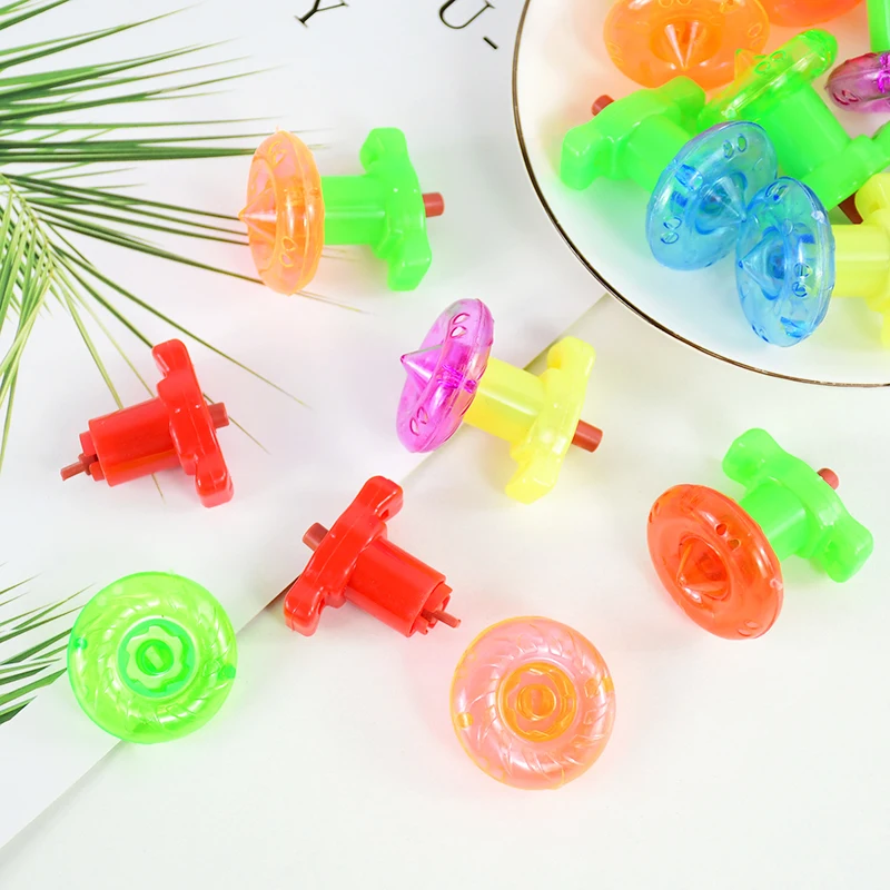 

10pcs Mini Torsion Gyro Spinning Top Desktop Toys for Kids Birthday Party Decoration Supplies Children's Day Gift