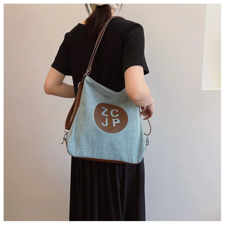 

Arrival! Stylish Denim Crossbody Backpack for Women - Large Capacity, Adjustable Strap, Perfect for Travel, Shopping & Daily Use