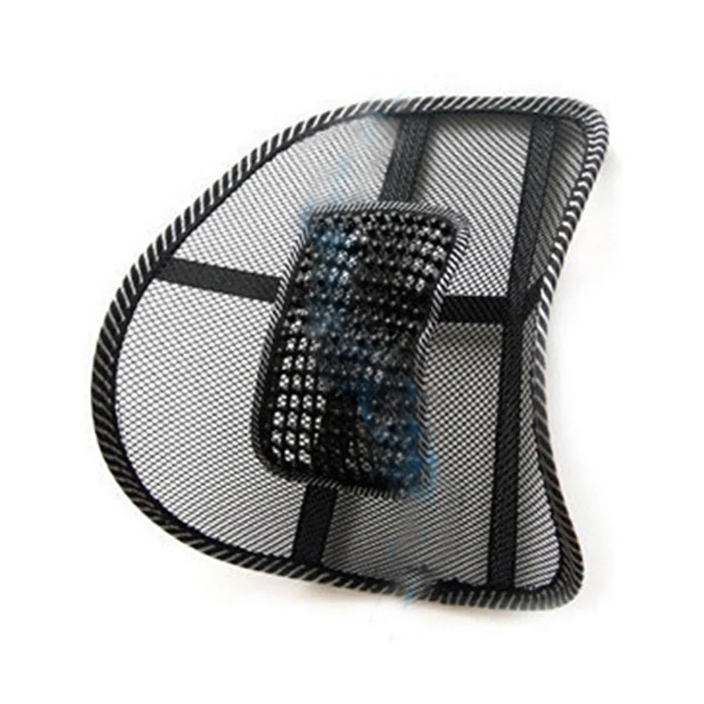 وسادة تدليك المقعد الخلفي، وسادة دعم قطني للسيارة لقيادة العمل، نسيج شبكي رائع، إطار مرن عالي يناسب الجميع #5