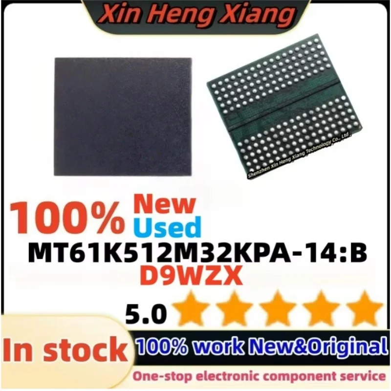 

100% New 1PCS D9WZX MT61K512M32KPA-14:B BGA