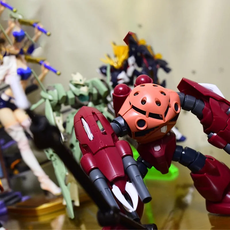 반다이 재고 있음 HG 빌드 파이터즈 1/144 오리지널 HG 어메이징 Z'GOK 애니메이션 풀 액션 조립 피규어 모델 장난감 어린이 선물