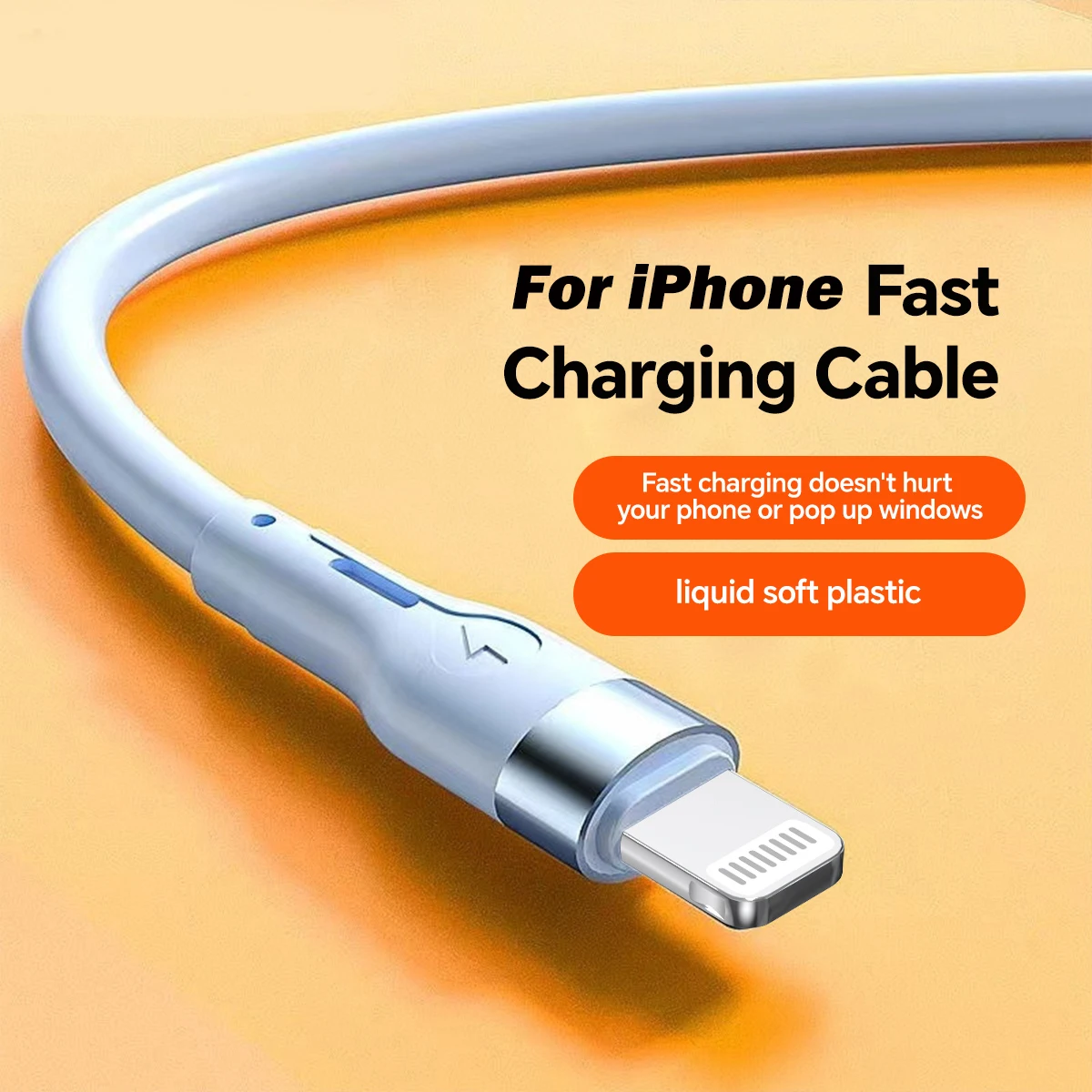 3A Fast Charging USB Cable For iPhone 14 11 12 13 Pro X XS Max 6 7 8 Plus SE iPad Cord Phone Charger Data Wire 1.5/2m 6ft