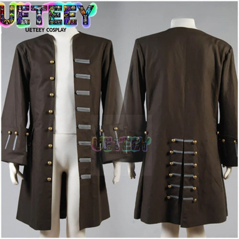 

UETEEY Джек Косплей Костюм Воробь Карибского моря Косплей Пальто Костюм Для Мужчин Униформа Для Взрослых Хэллоуин Карнавальная Одежда