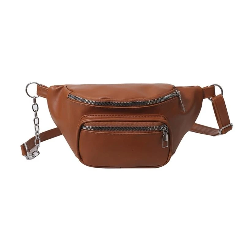 Fashionable And Practical Women's Shoulder Bag PU Leather Crossbody Purse Adjustable Travel Chest Pack For Commuters