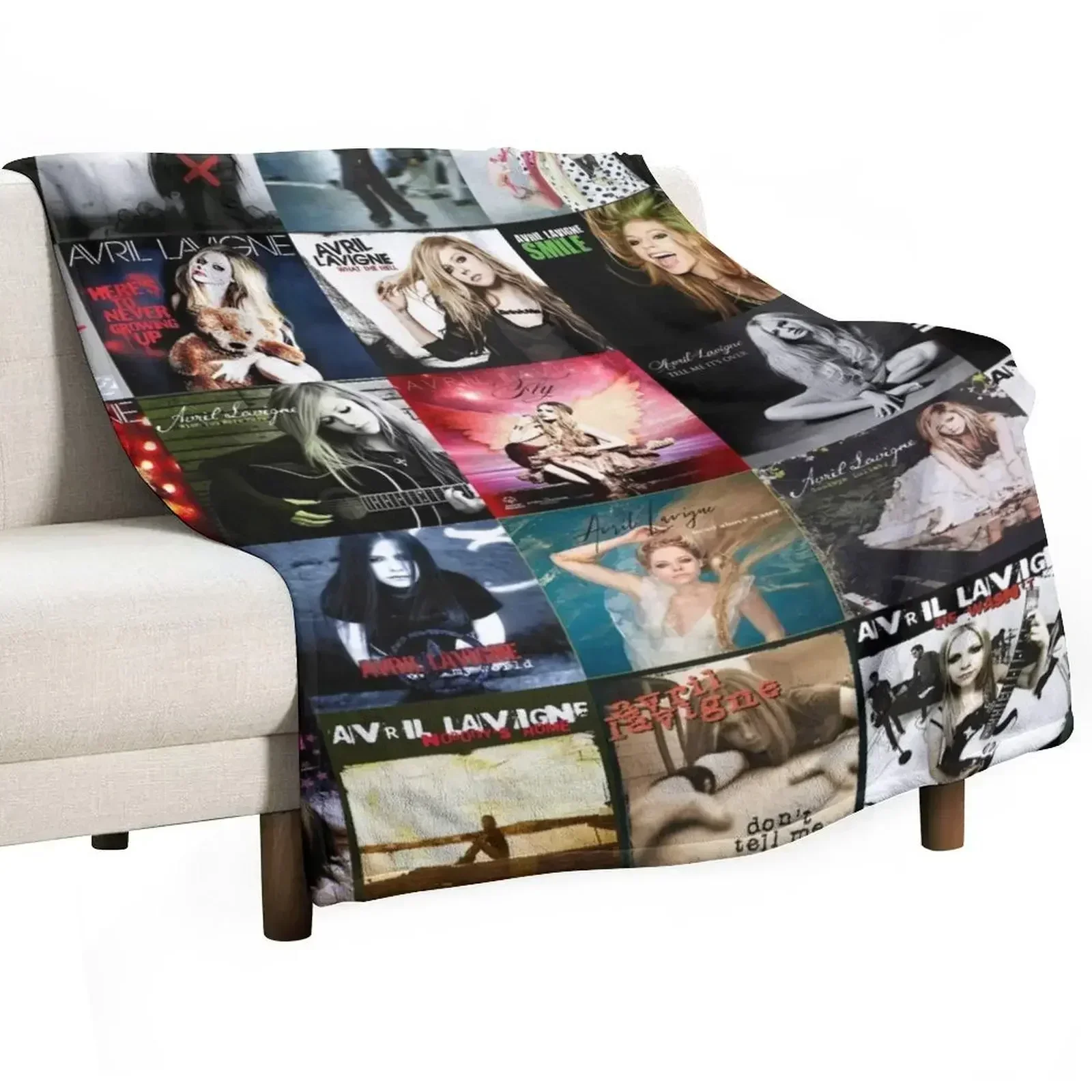 Ai Avril Lavigne Quilt For Fans Throw Blanket bed plaid Tourist Blankets