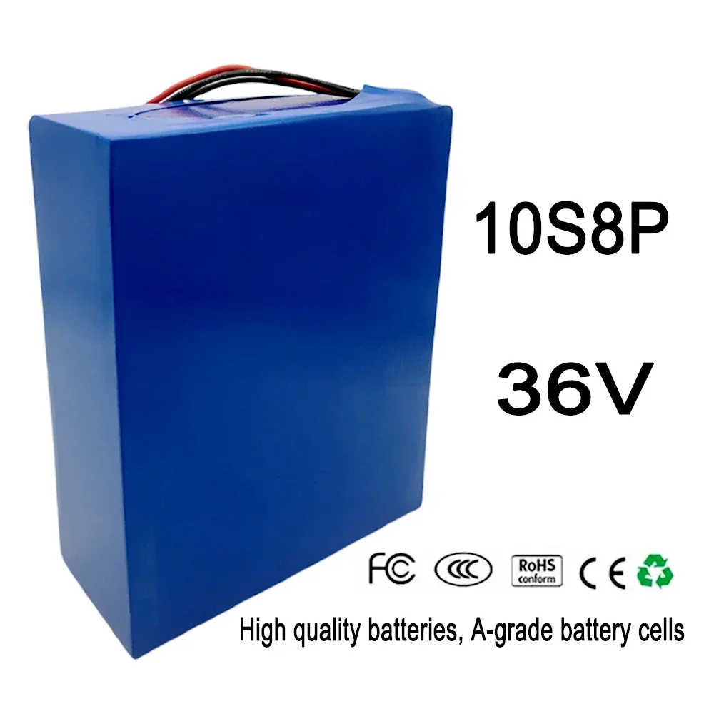 2026 NEW 21700 10S8P 36V 50AH  lithium battery pack, 1500W high-power built-in BMS, suitable for various energy storage backup