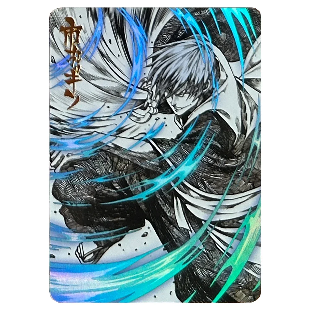 BLEACH DIY 9PCS Kuchiki Byakuya Ichimaru Gin Matsumoto Rangiku Refraction glitter bronzing holiday gifts Collectible cards