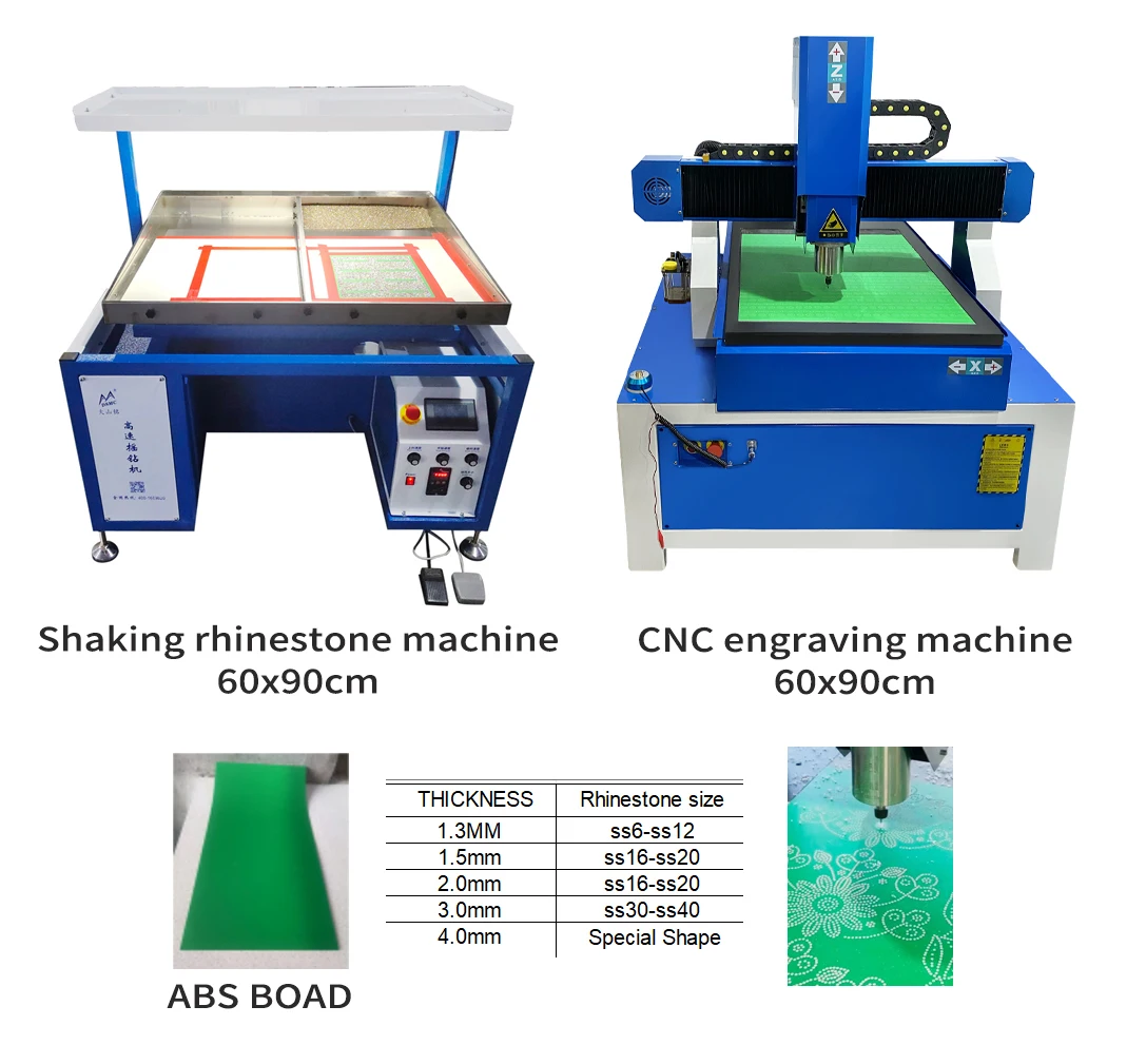Rhinestone Template Making Machine Cnc Engraving Machine 60x90
