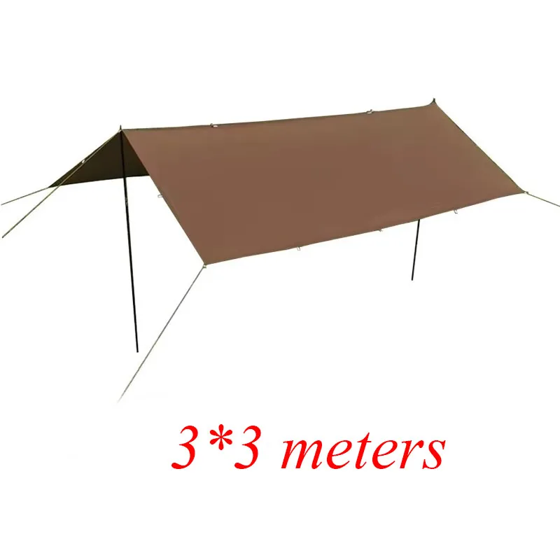 3F ULギア レクタングル 15D シルナイロン シルバー 軽量 3×3 / 4×3