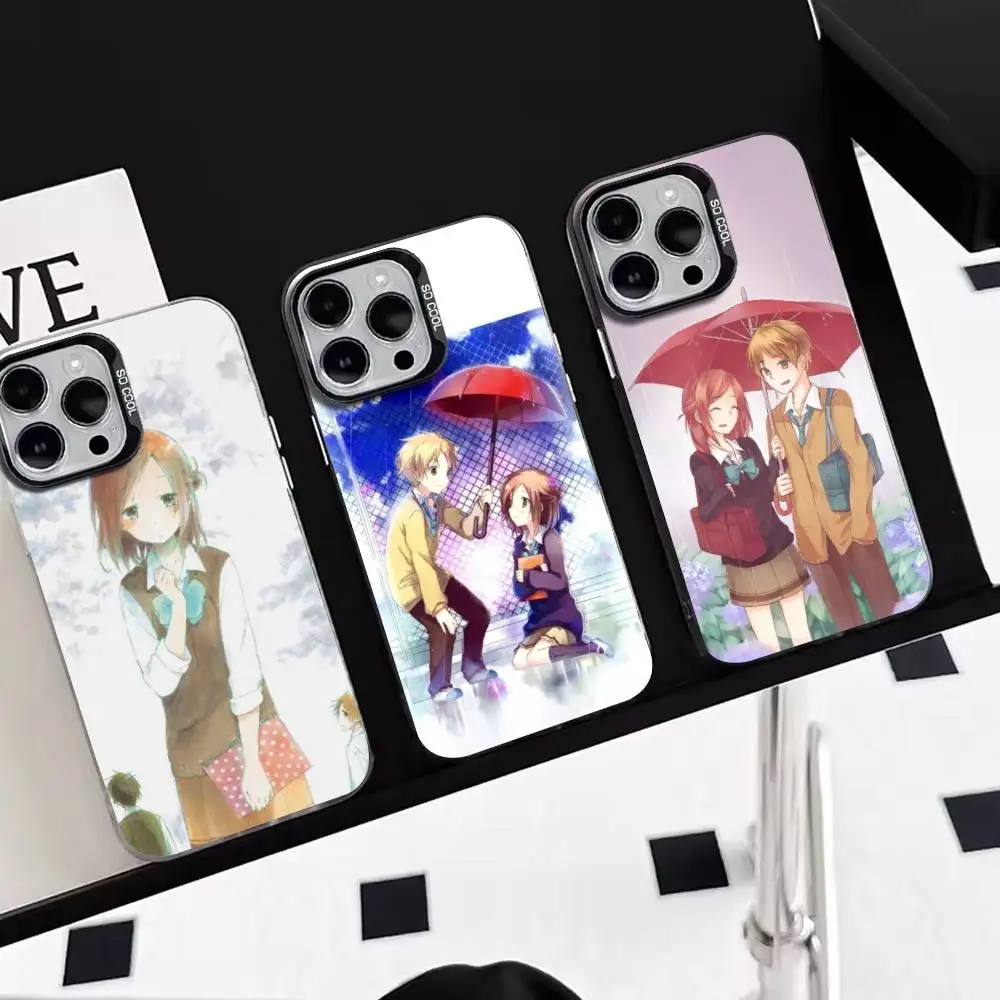 Чехол для телефона Yuki Hase-Kaori Fujimiya для iPhone 17, 16, 15, 14, 13, 12, 11 Plus, Pro Max, XS, цветной серебристый чехол-накладка