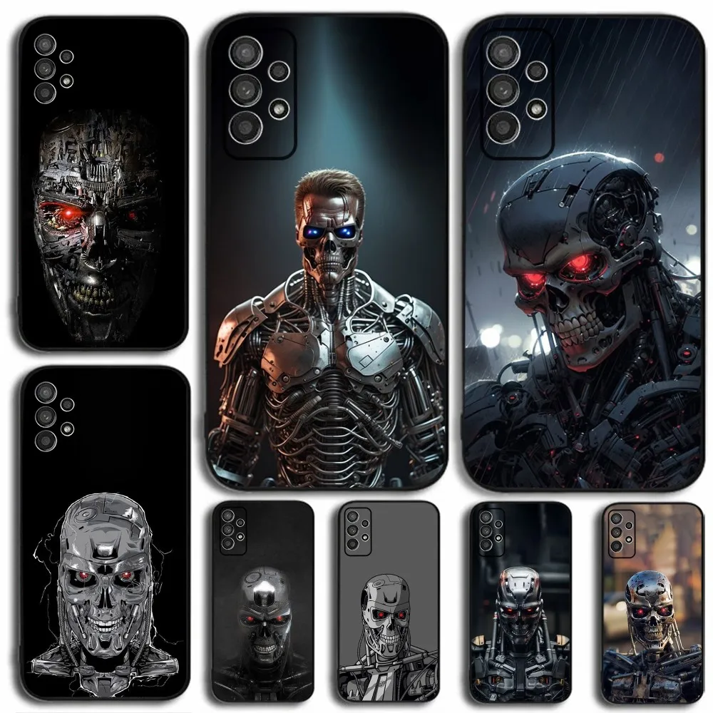 Movie The-T-Terminator Phone Case For Samsung Galaxy A13,A21s,A22,A31,A32,A52,A53,A71,A80,A91 Soft Black Cover