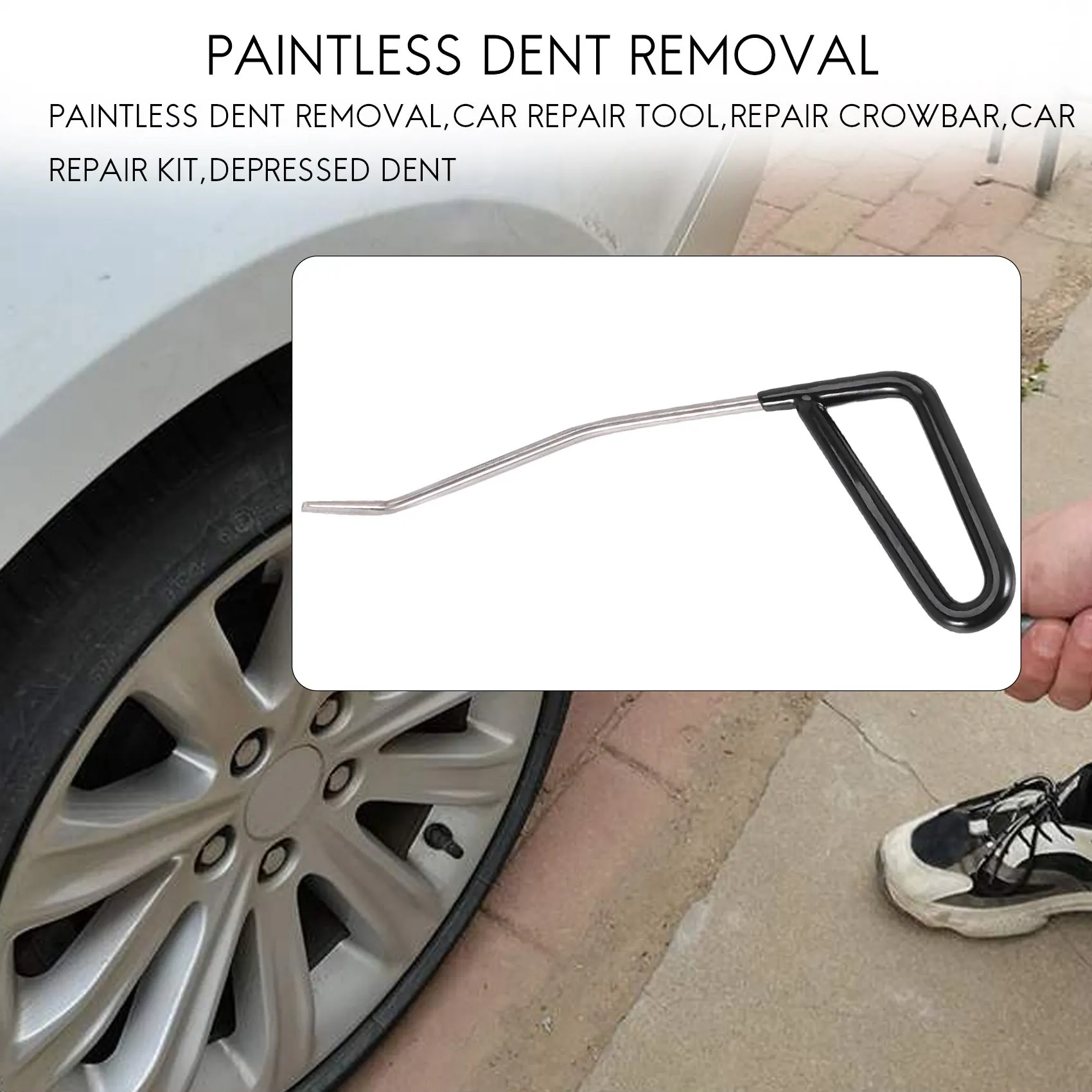 Tools New Quality Hooks Rods Paintless Dent Removal Car Repair Kit Tools Door Dent Ding Hail Removal