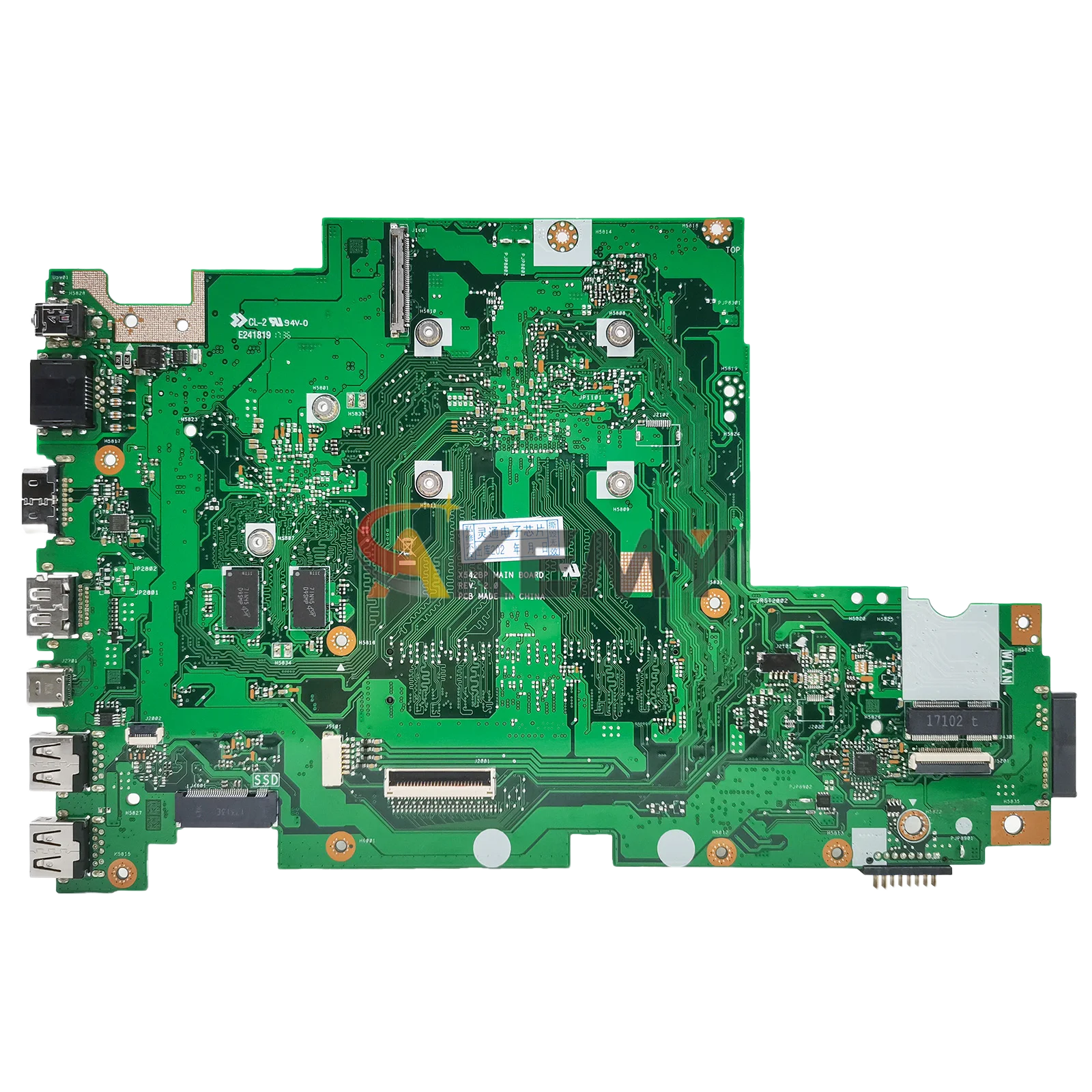 X542BP Laptop Motherboard Für ASUS VivoBook X542B FL8000B X542BP A580B Notebook Mainboard Mit A6 A8 A9 CPU 100% tests OK stk