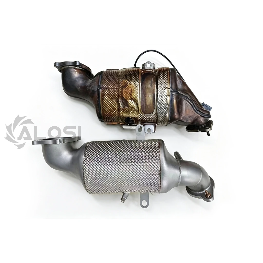 Exhaust drain pipe for Maserati Grecale 2.0T 2022+with insulation high-performance stainless steel exhaust head section