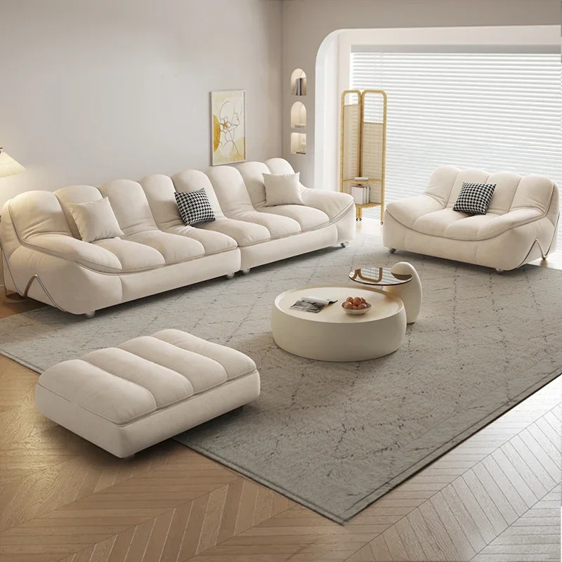 

satraight row cream wind Foshan, simple milk velvet