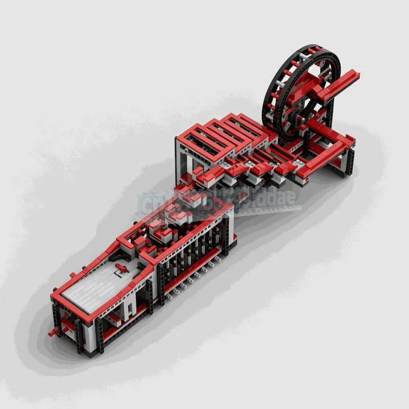 1510PCS Bin End MOC Mechanical Model Custom Puzzle Technology DIY Assembly Creative Building Blocks Toy Educational Special Gift