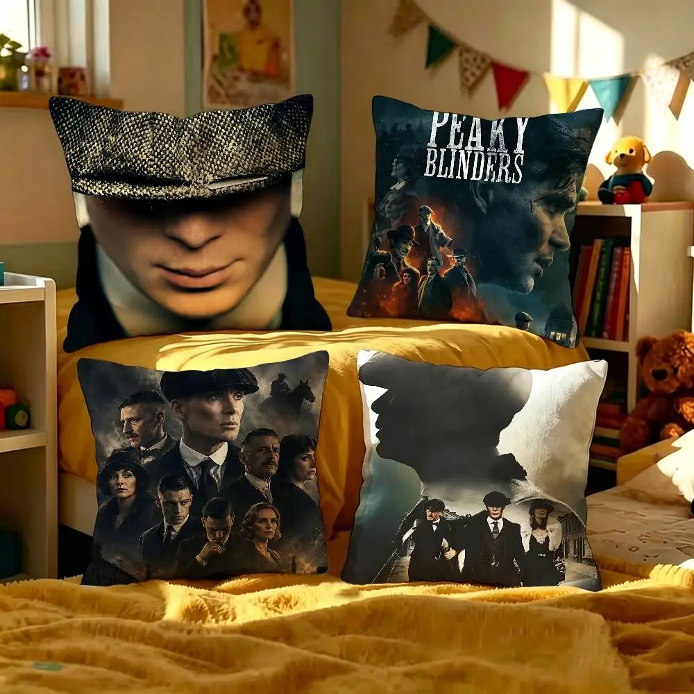 P-Peaky Movie B-Blinders TV Personalized picture text home decorative pillows Household Gifts 45x45cm