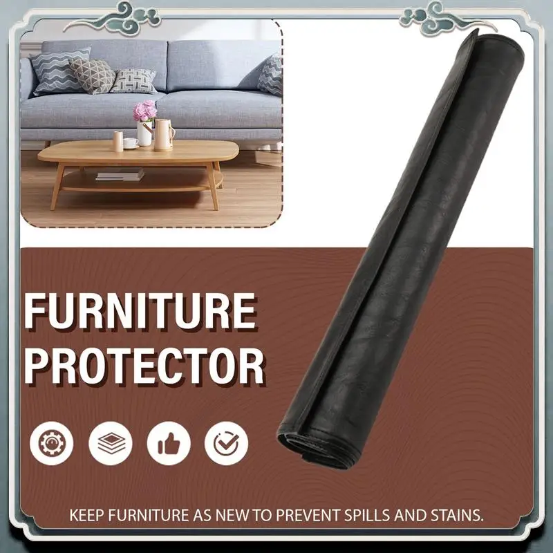AC76-3X protecteur d'appui-tête en Faux cuir antidérapant pour chaise inclinable, housse d'appui-tête pour housses de meubles noir