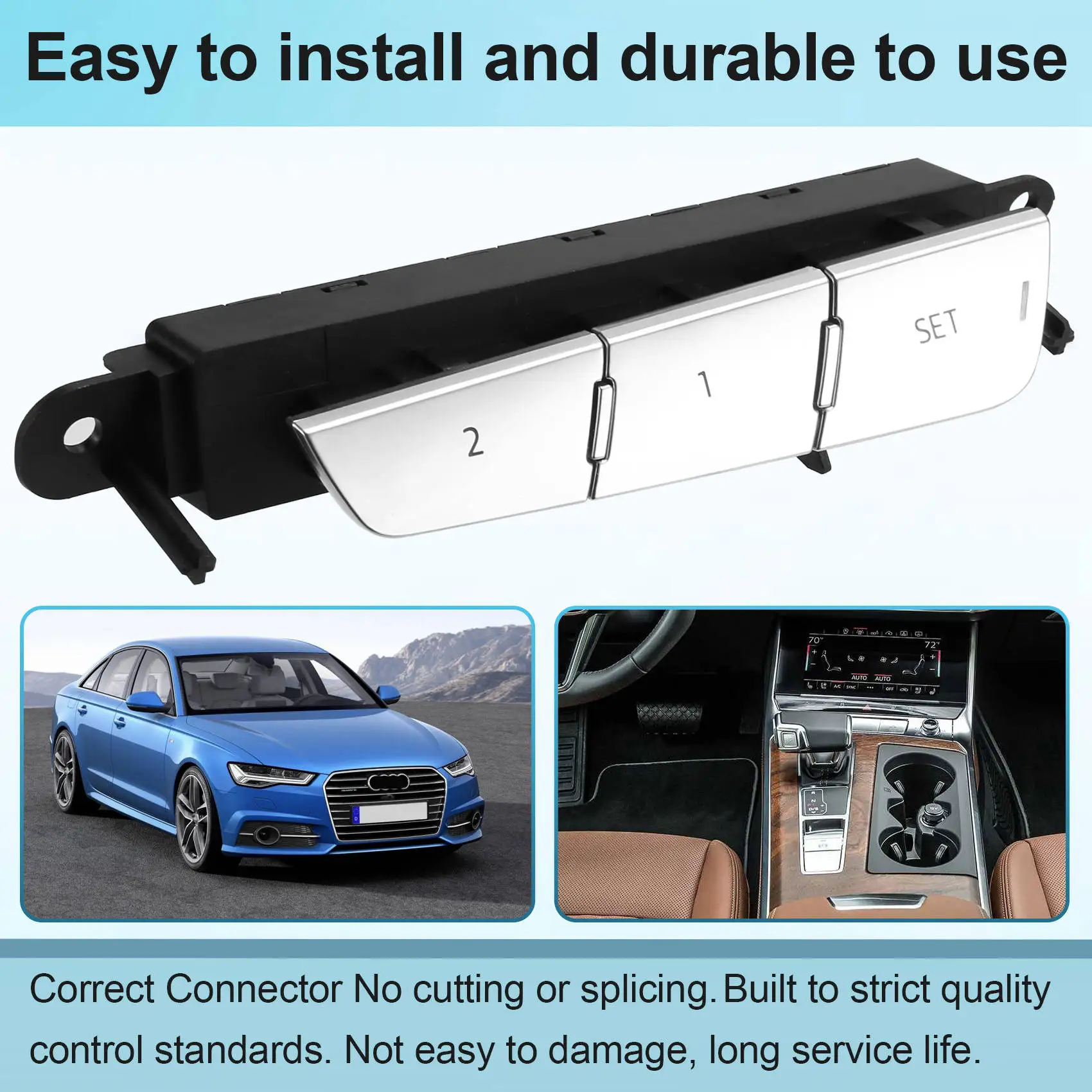 

Портативный переключатель регулировки памяти сиденья для A6 C8 A7 2019-2024 4K0959769A 4K0 959 769 A