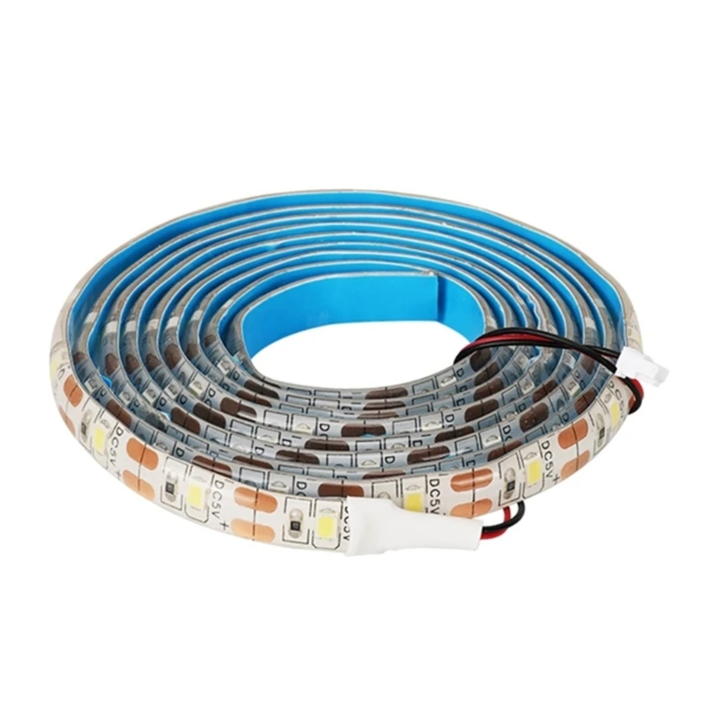 1.5m LED Light Strip IP44 Waterproof for Bambu Lab P1P X1 3D Printer Accessory Repair Part Cold White Light Belt F19E