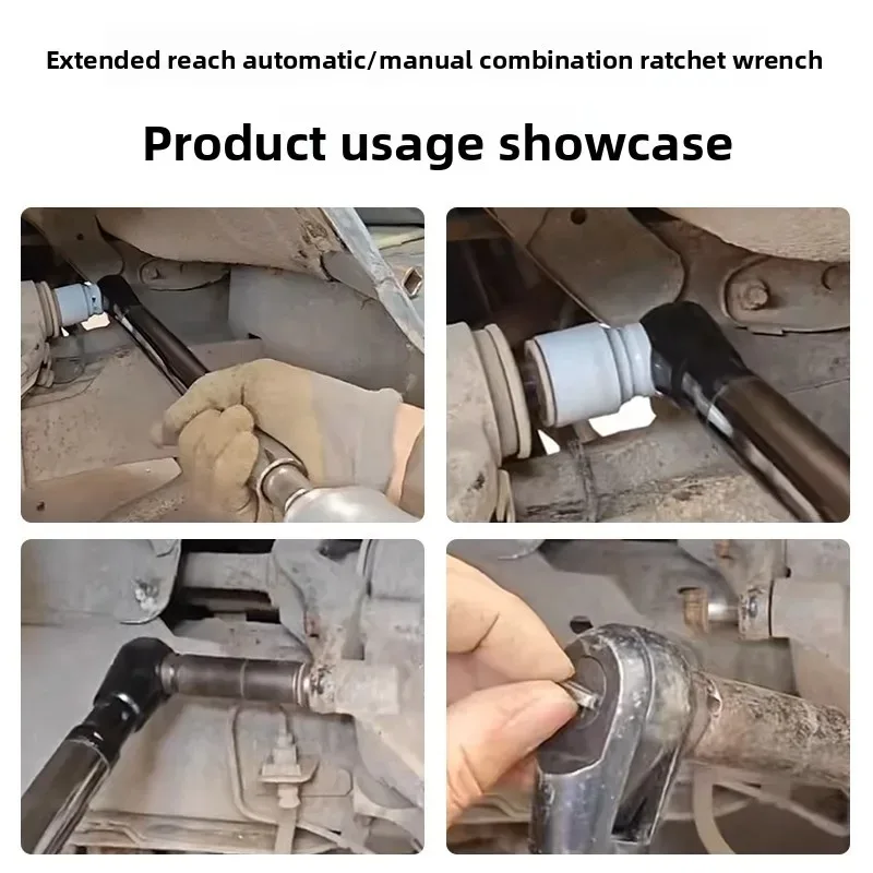 1PC Universal Offset Impact Extension Wrench, Ratchet Wrench High Torque Auto Repair Tool, 1/2 Manual Automatic repair tools - view 4