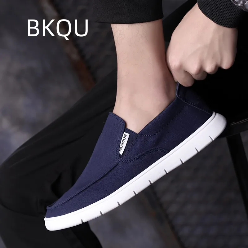 Men\'s Casual Sneaker Youth Trend Slip-on Breathable Comfortable Fashion All-match Round Toe Low Top Spring and Autumn Main Push