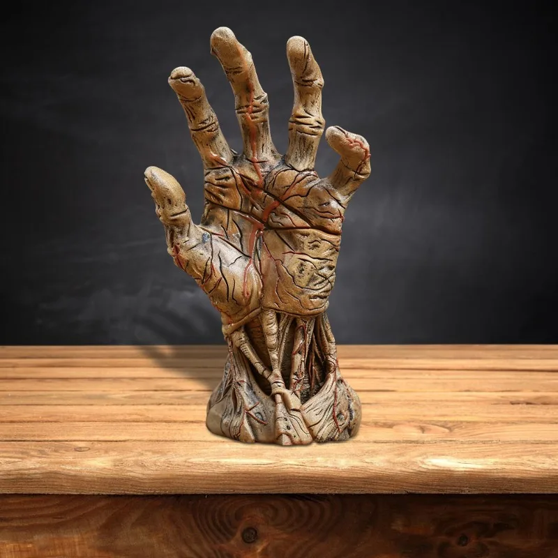 20cm Halloween The Hand of Satan resin Arts and Crafts Sculpture living room home house office room decoration accessories