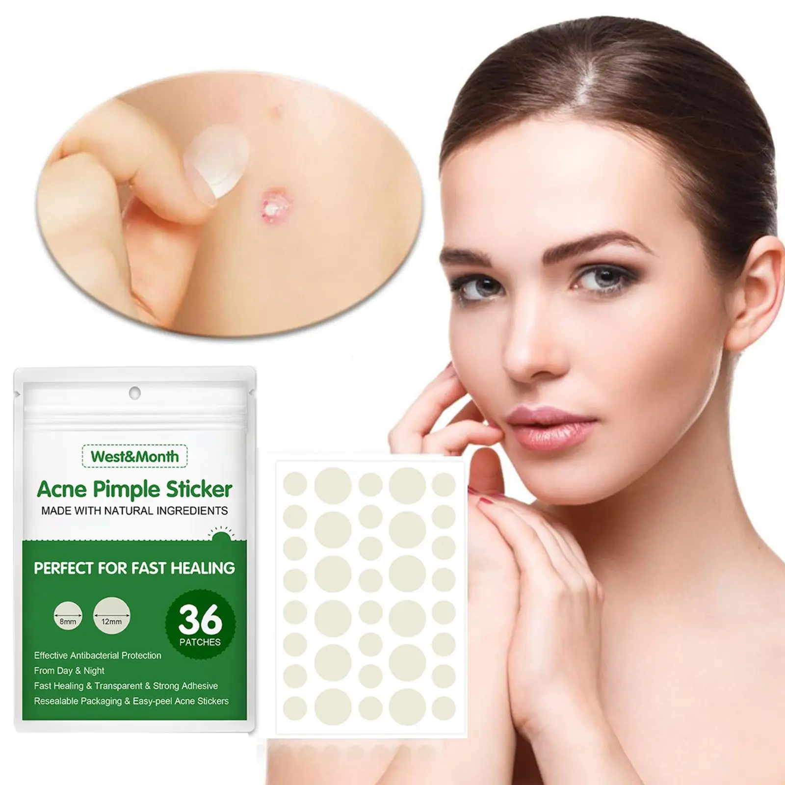 24/36Pcs Acne Pimple Patch Sticker Acne Treatment Pimple Remover Skin Facial Care Для Mask Tool Blemish Лица Spot Маска