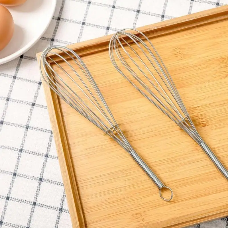 F19B New Stainless Steel Hand Whip Whisk Mixer Beater Kitchen Cooking Tools