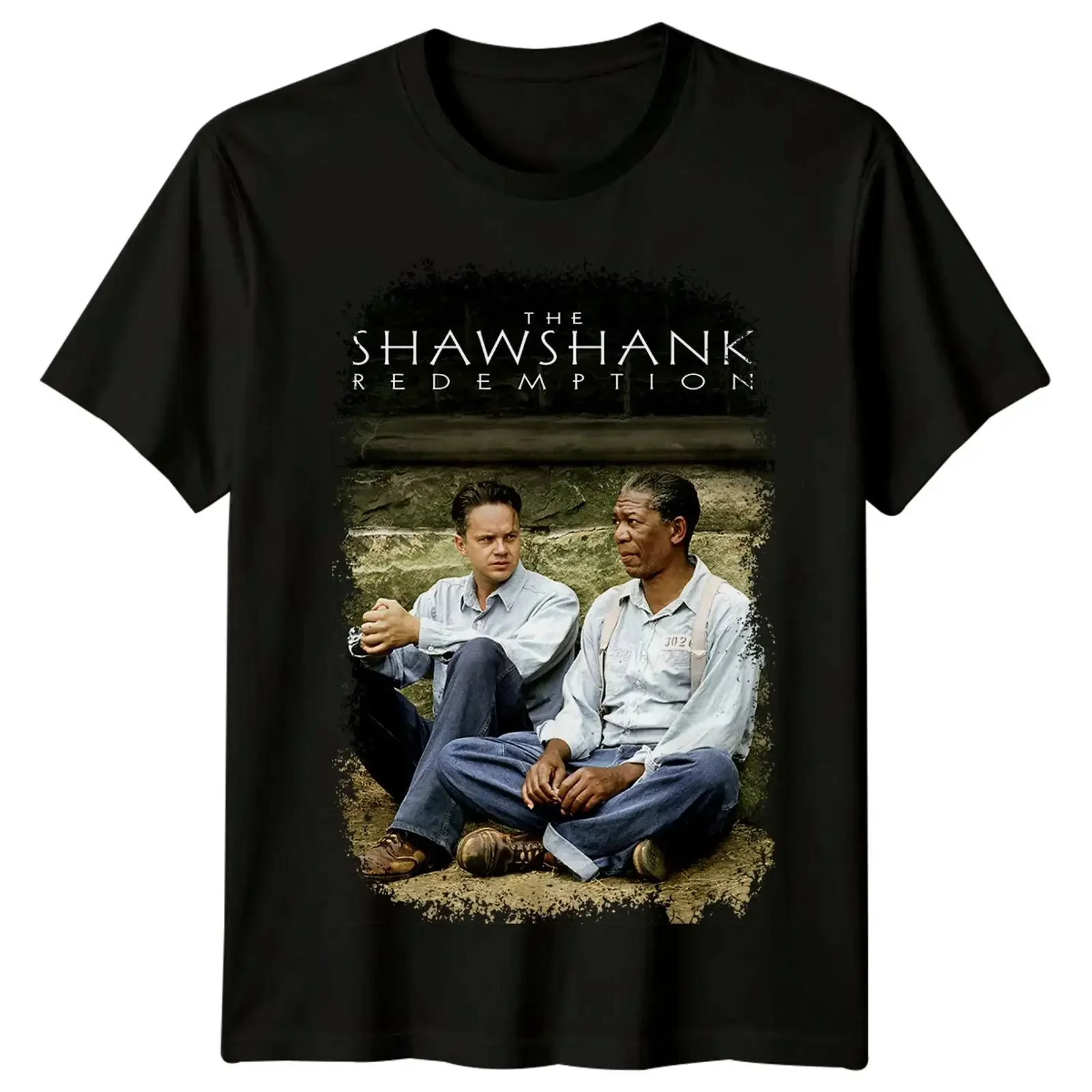 T-shirt inspiré du film Shawshank Redemption 1994, rétro années 90, vintage, décontracté, doux, respirant, unisexe