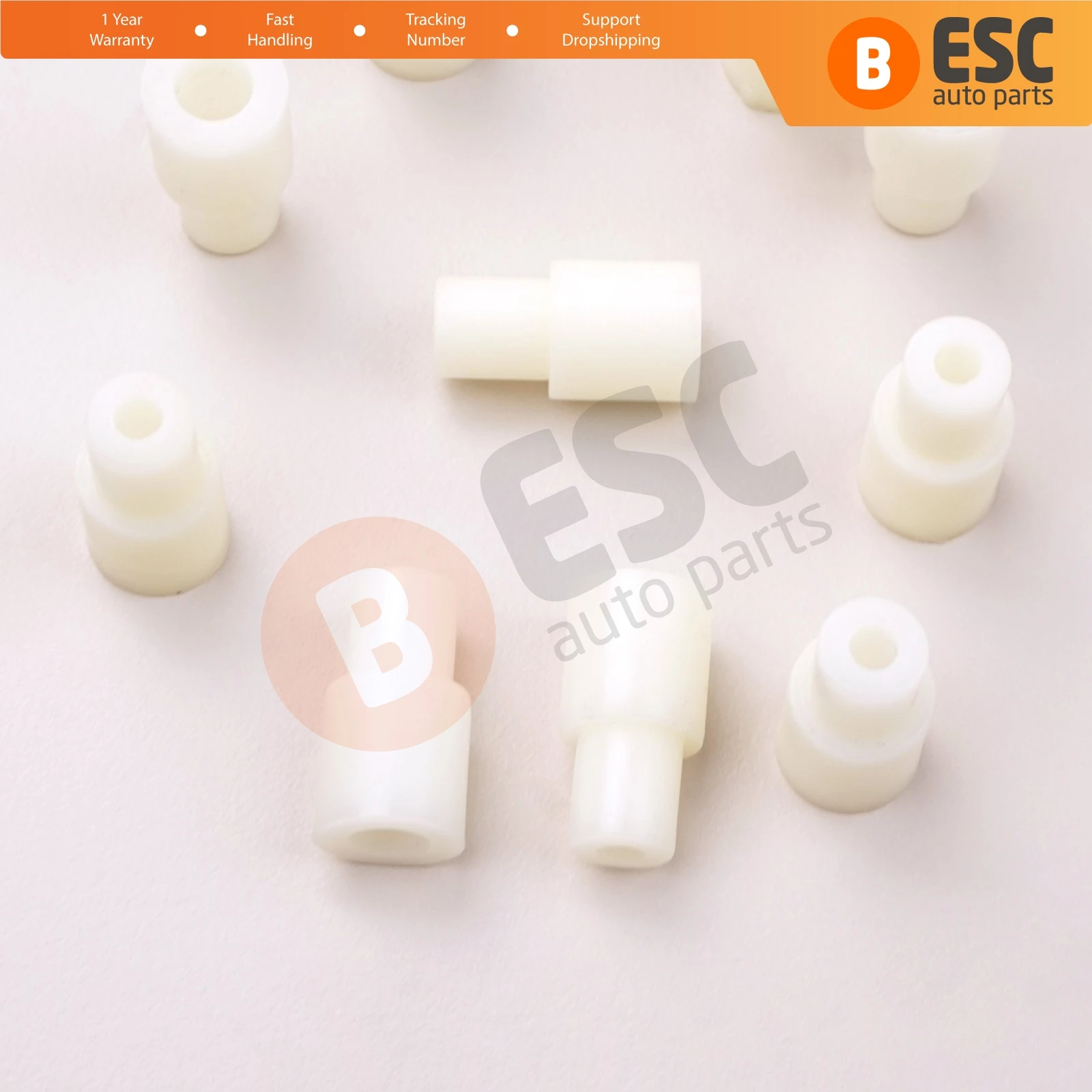 ESC Auto Parts ECP015 10 Pieces Cable End Rope Dowel for Window Regulator Winder Mechanism Type BCP015 Fast Handling