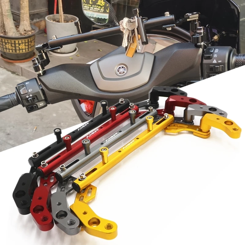 

For YAMAHA NMAX155 NMAX125 NMAX N-MAX 155 XMAX300 Motorcycle CNC Mutifunctional Cross Bar Steering Damper balance lever