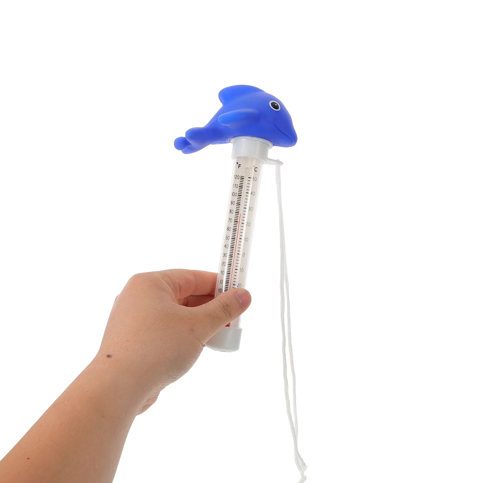 Cartoon Floating Baby Bath Thermometer Waterproof PVC Glass Construction Easy Read Digital Screen for Toddler Swimming Pool