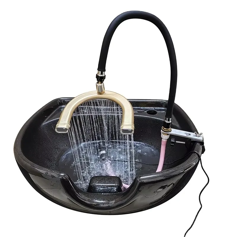 Beauty New Hair Salon Rinse Bed Water Circulation Shampoo Bed Spa Machine Shampoo Basin