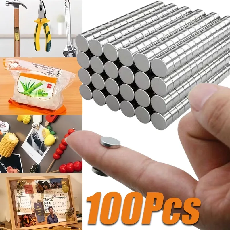 5x3mm Small Round Fridge Magnets Super Strong Magnetic Powerful Magnets for Building Scientific Craft Office DIY Home Decoration