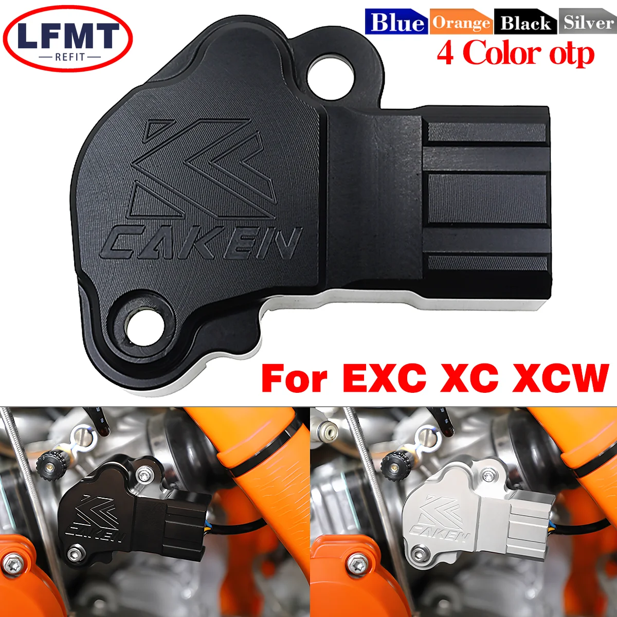 

CNC Carburetor solenoid valve protection cover TPS Sensor Cover For KTM XCW XC EXC 250 300 Tpi Six Days Off-Road Dirt Bike Parts