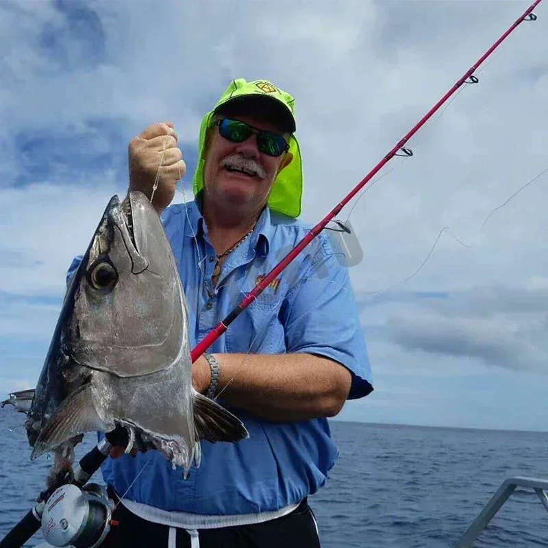 

1.7M 2Pcs Lure Rod Boat Rod PE 4-8 Lure Weight 80-120G 13kgs Max Fishing Shipping Ocean Sea Fishing Rod