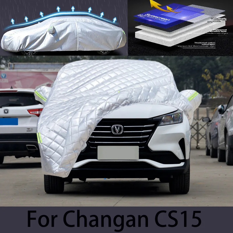 

For Changan CS15 Car hail protection cover Auto rain protection scratch protection paint peeling protection car clothing