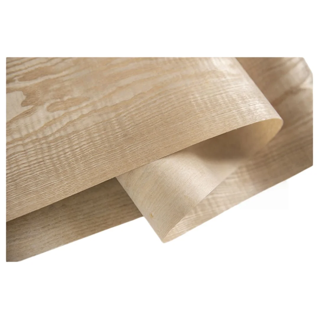 Natural Ash Ripple Veneer, 0.3mm, 250x18cm, For Album Cover Decoration & Mixed Media Furniture Veneering.