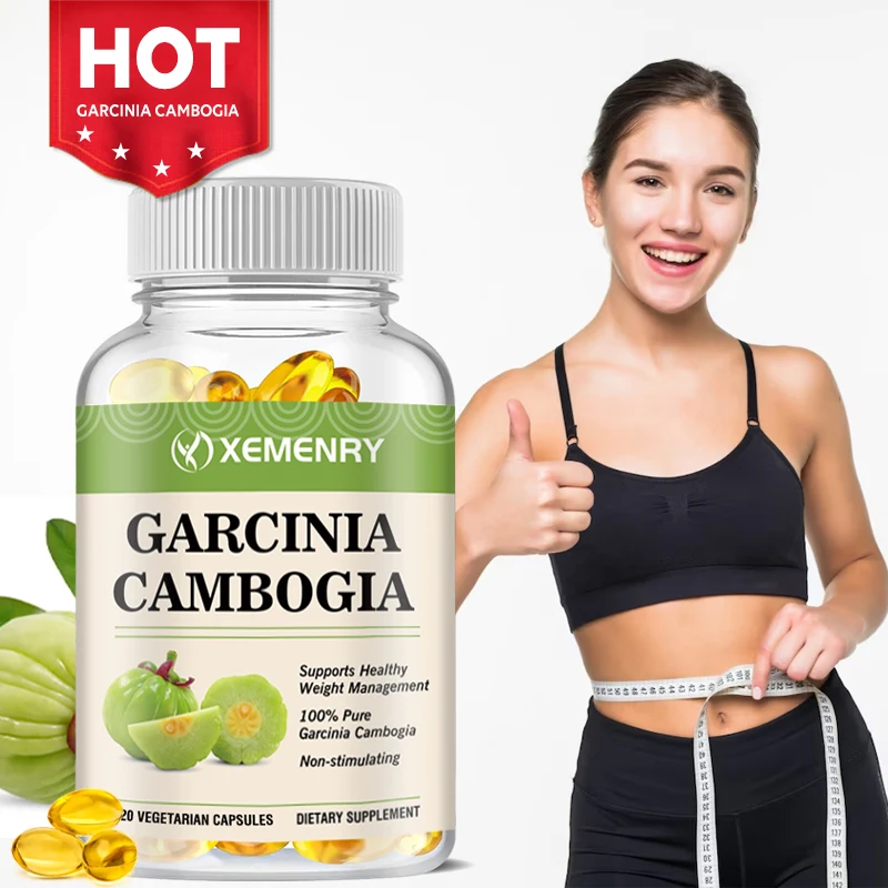 

Garcinia Cambogia Capsules - Intestinal Cleansing, Appetite Suppressant, Metabolism, Increases Energy Levels, Improves Digestion