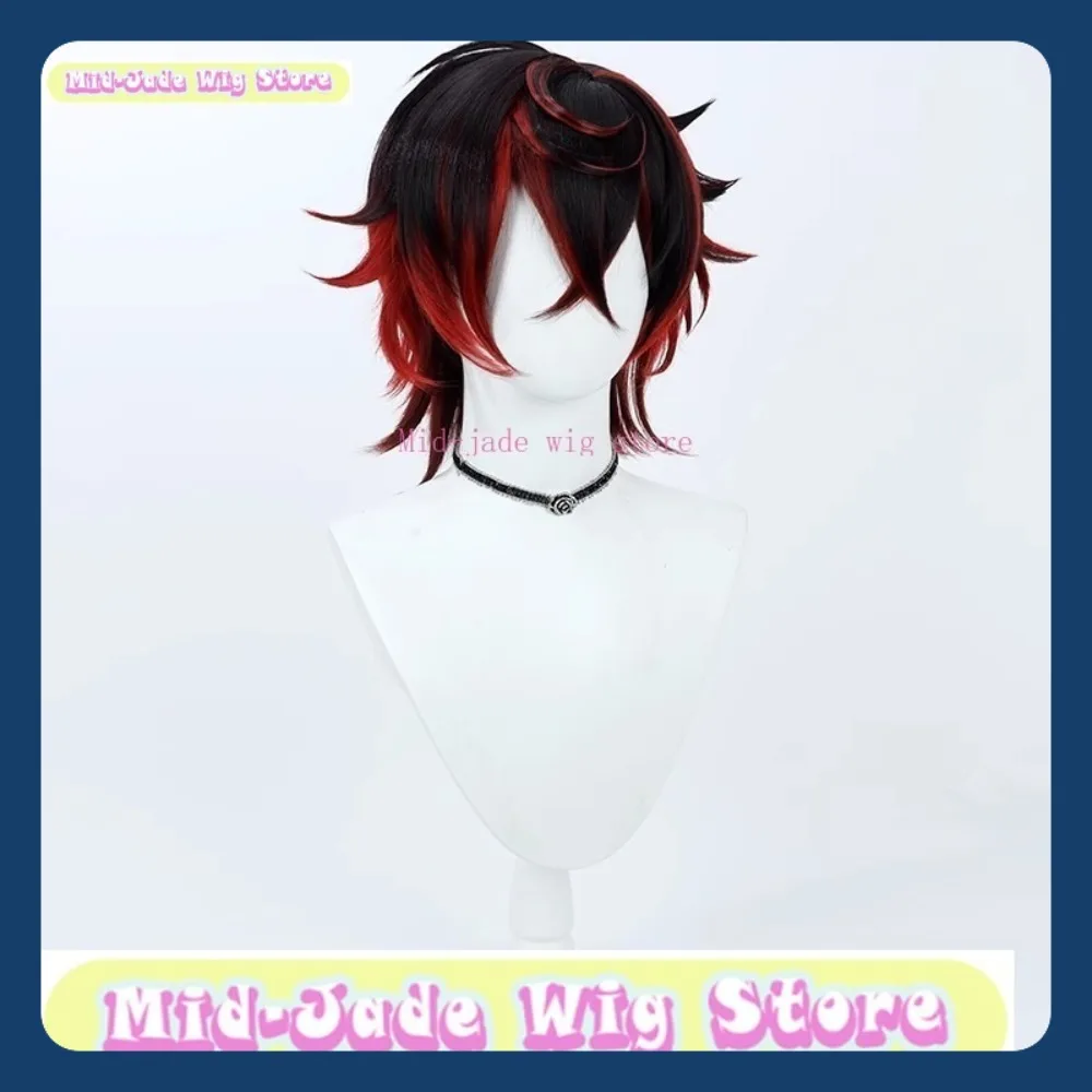 Mid-jade Wig Store Kuro K9 Cosplay Wig Anime Game Role-playing Halloween Party Synthetic Wig